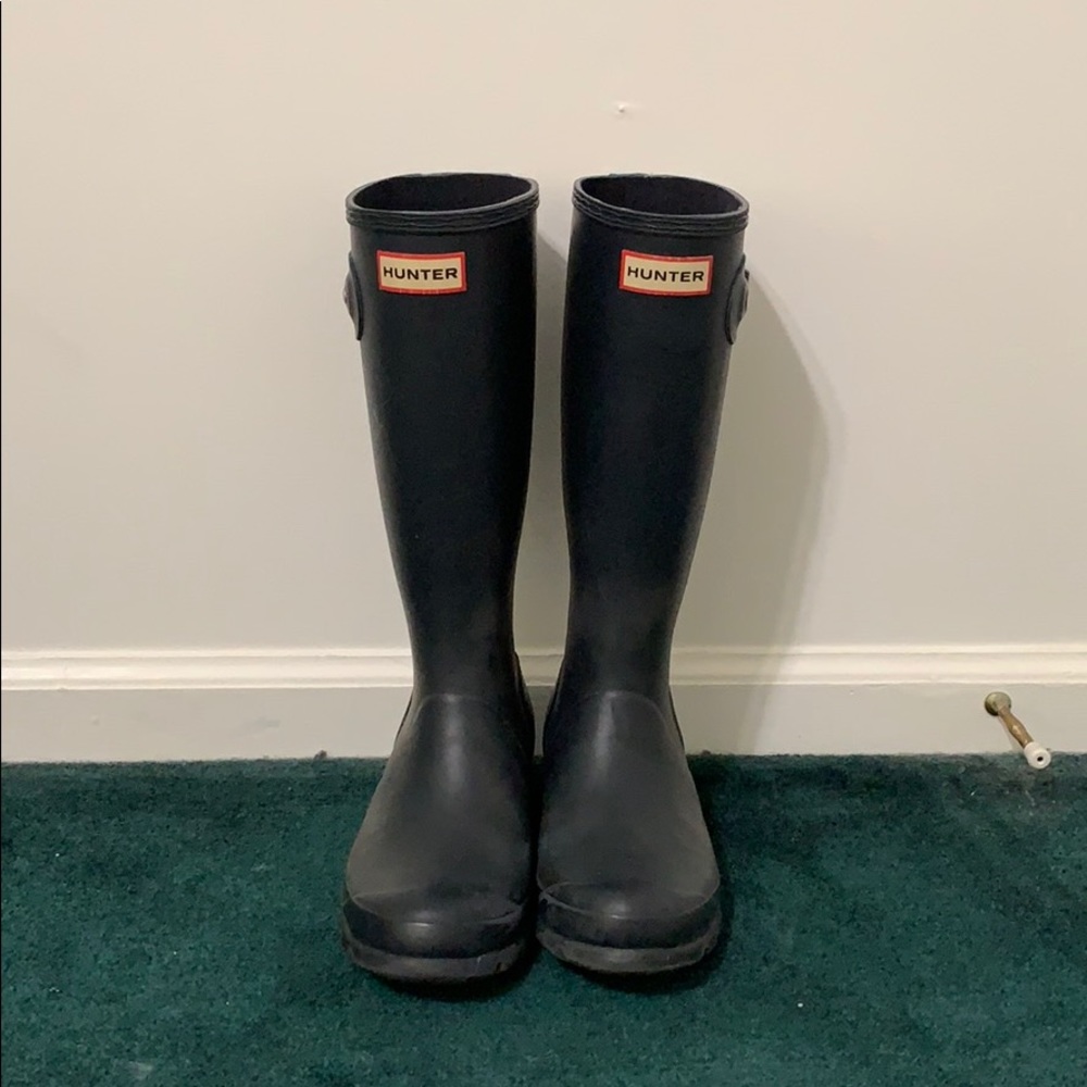 Hunter boots kids us5 (women’s 6.5) in navy